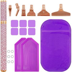 Ayuhr-Lot De 18 Stylos Pour Peinture Diamant 5d Avec Embouts En Acier Inoxydable Et Capuchon Pour Loisirs Créatifs - Neuf