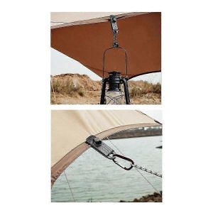 Tente Canopy Clip Corde D'enroulement Extérieure Pinces Réutilisables Auvent- Boucle Camping Alpinisme Abris Accessoires - Neuf