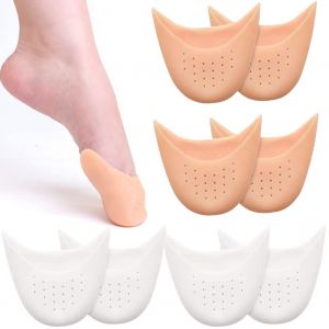 Pads En Gel De Silicone Pour Chaussures De Ballet Et Talons Aiguilles - Protection Des Doigts De Pied, Haut De Gamme, Doux Et &Eacute;lastique, Respirant, Orthop&eacute;dique, R&eacute;utilisable, Taille Unique 36-44 - Neuf