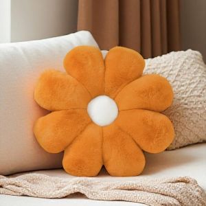 CAUC-Coussin de sol, coussin d&iquest;&iquest;coratif &iquest;&iquest; motif floral rose, joli coussin de sol, d&iquest;&iquest;coration de chambre &iquest;&iquest; coucher, canap&iquest;&iquest;, 38 cm (marron) - Neuf