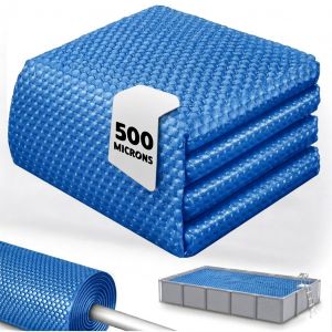 B&acirc;che &agrave; Bulle Piscine 4 x 3 m | Bache a Bulle piscine 500 microns - &Eacute;paisse - Con&ccedil;ue pour Durer Saison Apr&egrave;s Saison - Neuf
