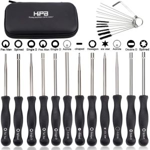 ERYI-Set De 12 Outils De Réglage De Carburateur Réglage Tronçonneuse Tournevis Reglage Carburateur Tronconneuse 2 Temps Tournevis Pacman/Single D Pour Poulan Husq Sthil Echo Débroussailleuse - Neuf