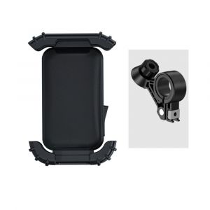 Noir, Vélo De Titulaire Téléphone, Moto Phone Mount - Moto Guidon De Téléphone Cellulaire De Serrage, Scooter Téléphone Clip Pour 4.7"" À 6,8"" Smartphones - Neuf