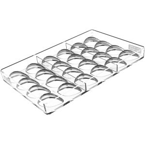 Jexnovashop-Kit Quenelle 01 - Ch038 Tritan Mould 42x27 H 17 Mm + Ich038 Silicone Mould N.2 - Neuf