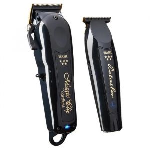 Tondeuse &Agrave; Cheveux - Wahl - Cordless Barber Combo - Noir - Sans Fil - Rechargeable - Neuf
