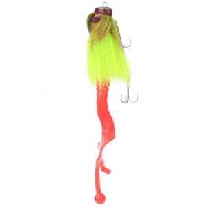 Leurre De Peche En Resine En Forme De Souris Artificielle, Appat Souple Avec Double Hamecon Triple, Vert - Neuf