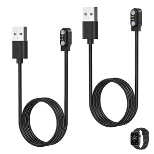 LETNERNY-2 Pi&egrave;ces Chargeur Pour Sw023 Sw021 Letsfit Id205L Id216 Id205S Id205U Umidigi Uwatch 3S 3 2 2S, C&acirc;ble Magn&eacute;tique Smartwatch Usb 2 Pins 2.84Mm, Chargeur Universel Montre Intelligente - Neuf