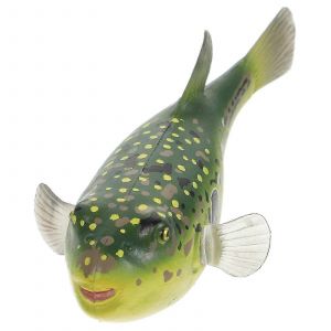 Modèle de poisson-globe artificiel ¿ Figurine réaliste d'animal marin pour cadeaux de fête - Neuf