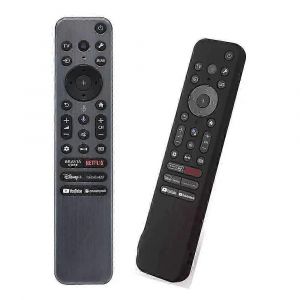 Nouveau Rmf-tx910U pour Sony Backlight Voice Lcd Tv T&eacute;l&eacute;commande avec &eacute;tui en silicone - Neuf