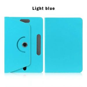 Étui Universel Rotatif En Cuir Pu Pour Tablette,Housse Pour Samsung Galaxy Tab 7 8 9 360 Pouces Android Et Pc,Résistant À 10.1 Degrés-Universal 10 Inch-Light Blue - Neuf