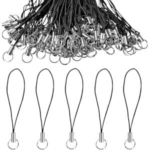 50Pcs Attache Telephone Cordon D&eacute;tachable Anneau T&eacute;l&eacute;phone Attache Cordon T&eacute;l&eacute;phone Portable Cha&icirc;ne Transport Lani&egrave;re De T&eacute;l&eacute;phone Portable Attache Porte Cl&eacute; Usb Bracelets Pour Longe - Neuf