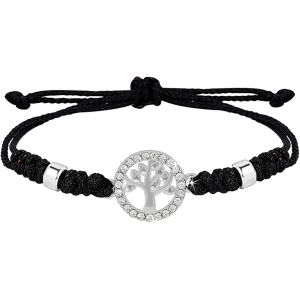 Eryi-Femmes Bracelet Arbre De Vie Fait À La Main Tressé Chaîne De Corde Réglable Bracelet Arbre De Vie Cadeaux Pour Femmes Maman - Neuf