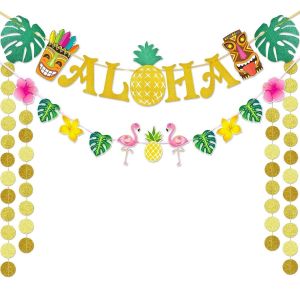 Ayuhr-Bannière Anniversaire De Ferme Animaux - Happy Birthday Drapeaux Avec Guirlande De Basse-Cour De Tracteur Pour Garçons Les Filles Fournitures De Décorations De Fête À Thème Ferme - Neuf