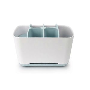 Ventes promotionnelles Brosse à dents Caddy Facile à nettoyer et à ranger Rangement de salle de bain Porte-brosse à dents électrique avec trou de drainage et fond antidérapant pour dentpa - Neuf