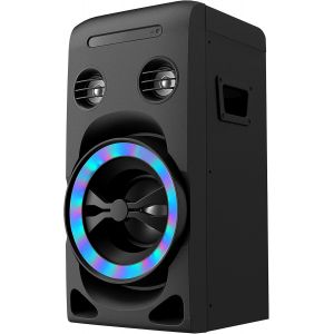 Enceintes De Fête Compactes Mini Système Hi-Fi Lecteur Cd, Lecteur Dvd, Sortie Hdmi/Rca, 2 Ports Microphones, Bluetooth, Radio Fm, Entrée Auxiliaire, Entrée Usb, Prise Casque Et Led - Neuf