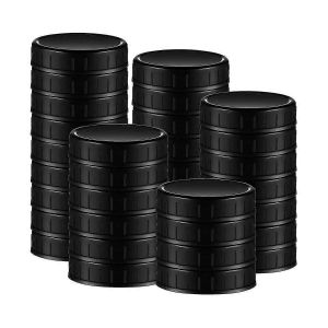 Couvercles De Bocaux,Bouchons De Stockage En Plastique Avec Joint En Caoutchouc,Couvercles En Plastique De Remplacement Pour Bocaux,Bocaux De Conserve Et - Neuf