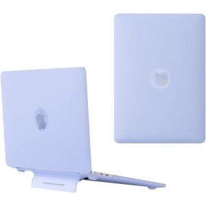Housse De Protection Rigide Ultra Fine Pour Ordinateur Portable Compatible Avec Macbook Air 13,3"" (2018/2021, M1), A1932, A2179, A2337, Violet Clair - Neuf