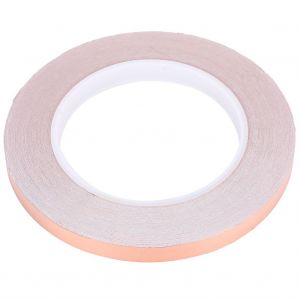 Ruban adhesif conducteur en cuivre, adhesif puissant et durable, multi-usage, simple face, largeur 1 cm (30 m) - Neuf