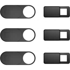 Cache Webcam (Lot De 6) Ultra-Mince Webcam Cover Pour Ordinateur Portable, Imac, Macbook Pro, Mac, Mac, Ordinateur, Smart Phone, Tablets Slider Camera Blocker Prot&eacute;ger Votre Vie Priv&eacute;e Et S&eacute;curit&eacute; - Neuf