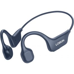 Casque Conduction Osseuse, Open Ear Casque Bluetooth 5.3 avec Micro, Écouteur Conduction Osseuse IPX5 Étanche pour Cyclisme, Conduite, Course à Pied (Bleu) - Neuf