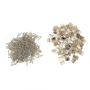100pcs Vintage Mini Charnière Boîte En Bois Pratique Charnière Mini Charnière - Neuf