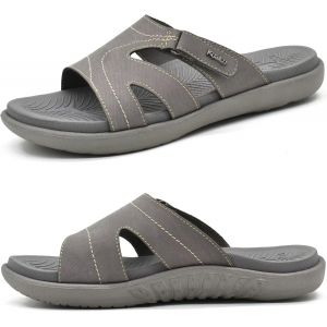 Slep-Claquette Femme Orthopédique Mode Legere Soutien Plantaire Sandales Reglables Confort Yoga Mat Été Plage Piscine Douche Mules - Neuf