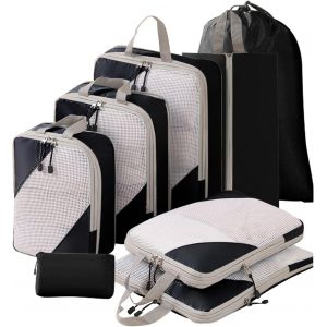 Lot De 6 Organ Urs De Val , Noir, Pour Sac &Agrave; Dos, Sacs &Agrave; V&ecirc;tements, Pour Voyage, Val S - Neuf