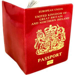 TRAHOO-(Plus de 30 motifs) &Eacute;tui portefeuille de protection pour passeport pour homme et femme pour voyage, vacances et &eacute;tiquettes de bagage, Passeport standard britannique, Taille universelle, Contem - Neuf
