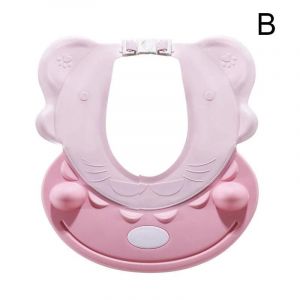 R&eacute;glable Enfants Protection Oreille Shampooing Cap B&eacute;b&eacute; Douche Laver Bouclier De Cheveux Pour Les Enfants B,Rose - Neuf