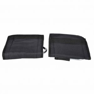 Paire De Sangles Abdominales Noires Durables Pour Barre De Traction - Neuf