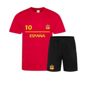 Ensemble Foot Espagne – Tee-Shirt Et Short Enfant - Neuf