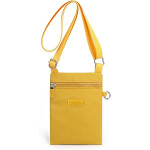 TZF-Sac Téléphone Portable Femme, Sac Bandoulière Sacoche Femme, Nylon Petit Sace à Bandoulière Pour TéLéPhone Longue LanièRe Ajustable - Neuf