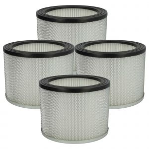 vhbw 4x filtre pliss&eacute; remplacement pour ROWI 212010019 pour aspirateur - blanc / argent&eacute; - Neuf