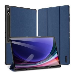 Étui En Cuir Magnétique Pour Samsung Galaxy Tab S10 Ultra - Dux Ducis Domo, Bleu - Neuf