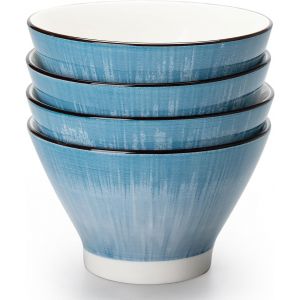Lot De 4 Bols &Agrave; C&eacute;r&eacute;ales En Porcelaine,En C&eacute;ramique,Bols &Agrave; Collation,Bols &Agrave; Dessert En C&eacute;ramique,Saladier,Bol &Agrave; Glace,Bols Pour Riz,Desserts,Noix,Fruits.[A59] - Neuf