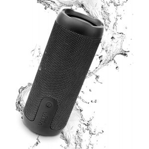 lbgwp60-Haut-Parleur Puissant, Bluetooth 5.3 De 20 W, Résistant À L'Eau Ipx7, Baterie De 11H Et Radio Fm. Grand Haut-Parleur Compact Avec Tws, Entrée Auxiliaire Et Usb | Enceinte Portable Moon Noire - Neuf
