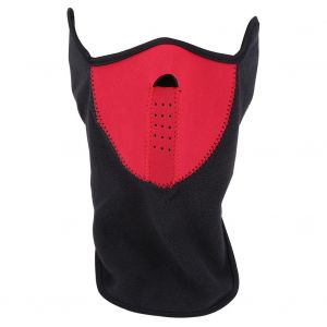Masque Coupe-Vent Unisexe Pour Le Cou, Demi-Masque Chaud Pour Sports De Plein Air, Ski D'hiver, Cyclisme, Rouge - Neuf