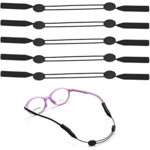 Chicslick-Lot De 5 Sangles De Lunettes De Sport, Sangles De Support De Lunettes De Soleil, Cordons De Lunettes De Sport, Extr&ecirc;mement Fiables Pour Femmes, Cordon De Lunettes Pour Homme, Sangle De [X1616] - Neuf