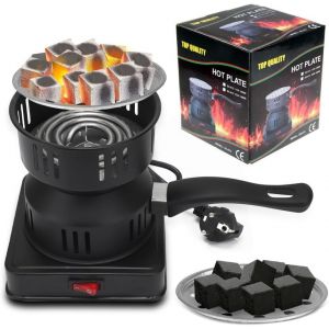 Ulteronixshop-Allume-Charbon &eacute;Lectrique, 450-600w Allume-Charbon &eacute;Lectrique Barbecue Charbon de Bois, Barbecue &agrave; Charbon &eacute;Lectrique, Chalumeau &agrave; Charbon pour La Cuisine &agrave; la Maison Camping Barbecue - Neuf