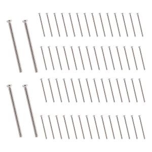 M2.5 x 40mm 304 Vis &agrave; t&ecirc;te ronde en acier inoxydable Boulon 60pcs - Neuf