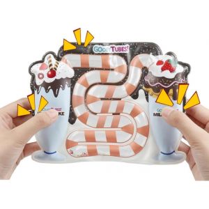 KAL-Extrusion Tube Fidget Jouets,Plaque Sensorielle Extrudable ,Squishy Tube Sensoriel Rempli De Goo Color&eacute;, Glitter Et Perles, Jouets Anti-Stress, Soulagement Du Stress Et De L'Anxi&eacute;t&eacute; (Shakes) - Neuf