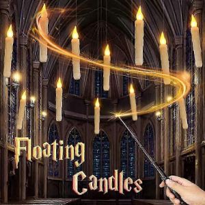 Chaude Lueur Flottante Bougie avec la Baguette magique pour Arbre de No&euml;l D&eacute;coration - Neuf