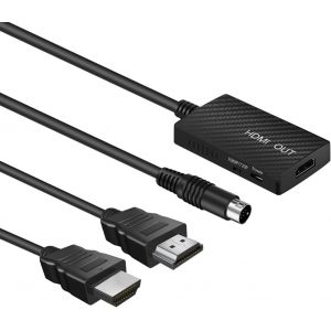 Câble Adaptateur Convertisseur Hdmi Pour Sega Genesis Compatible Avec Sega Cd,Cdx,32x,Nomad,Mega Drive 2,Console Master System E Pour Téléviseurs Hd,Moniteurs Et Projecteurs - Neuf