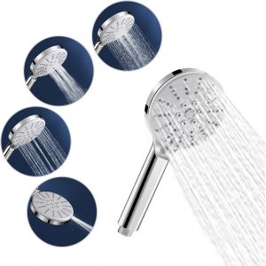 Lkjkj-Pommeau De Douche Universel Haute Pression Avec 4 Modes De Pulvérisation - Neuf
