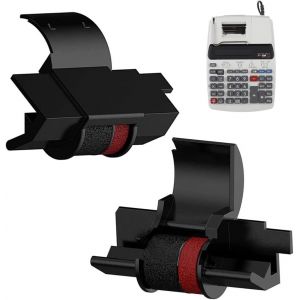 Lot De 2 Rouleau D'Encre Ir-40T Pour Calculatrice - Compatible Avec Ir-40T, Canon Cp13 Et Nu-Kote Nr42, Sharp El-1750V, Rouleau D'Encre De Qualit&eacute; Pour Une Utilisation Facile Et &Eacute;conomique ![Z922] - Neuf