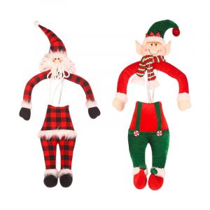 2pcs Arbre De No&euml;l Avec Santa Claus Tissu De D&eacute;coration De L'arbre De No&euml;l Arbre De No&euml;l Chapeau De No&euml;l De L'arbre De La D&eacute;coration Pour La F&ecirc;te De No&euml;l, D&eacute;coration De La Maison - Neuf