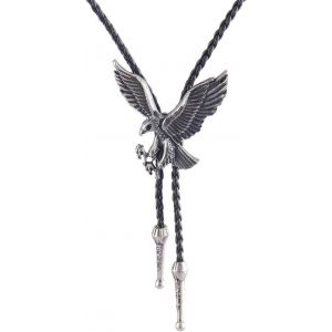 CAUC-Lianchi Cravate de style western, bolo en cuir pour hommes et femmes, style am&eacute;rindien - Neuf