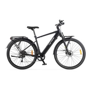 V&eacute;lo &Eacute;lectrique De Trekking Cyrusher Voyage, Bafang 250 W, Capteur De Couple, Batterie 36 V 14 Ah, Noir - Neuf