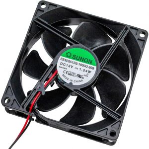 Fan Ventilateur 12V DC 1,24W 92x92x25mm 67,1m³/h 2400U/Min 67,1m³/h Sunon EE92251S31000U999.[S1275] - Neuf