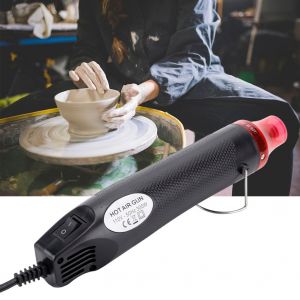 Pistolet a air chaud electrique, outil de bricolage pour le gaufrage et le sechage de gaines retractables (US 110 V, noir) - Neuf